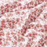 Popelina de algodão Mar de florzinhas – vermelho/branco,  thumbnail number 2