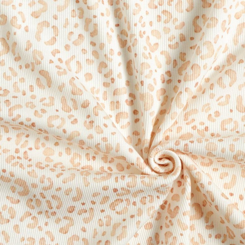 Jersey canelado Padr&atilde;o Leo delicado Impress&atilde;o Digital &ndash; branco,  image number 3