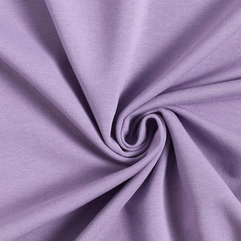 Sweat de algodão leve liso – lilás,  image number 1