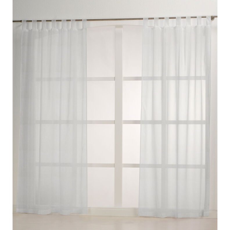 Tecido para cortinados Aparência Bouclé 300 cm – branco,  image number 6