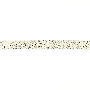 Fita de viés Manchas [20 mm] – branco sujo/preto, 