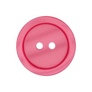 Botão de plástico 2 furos Basic - rosa-forte, 