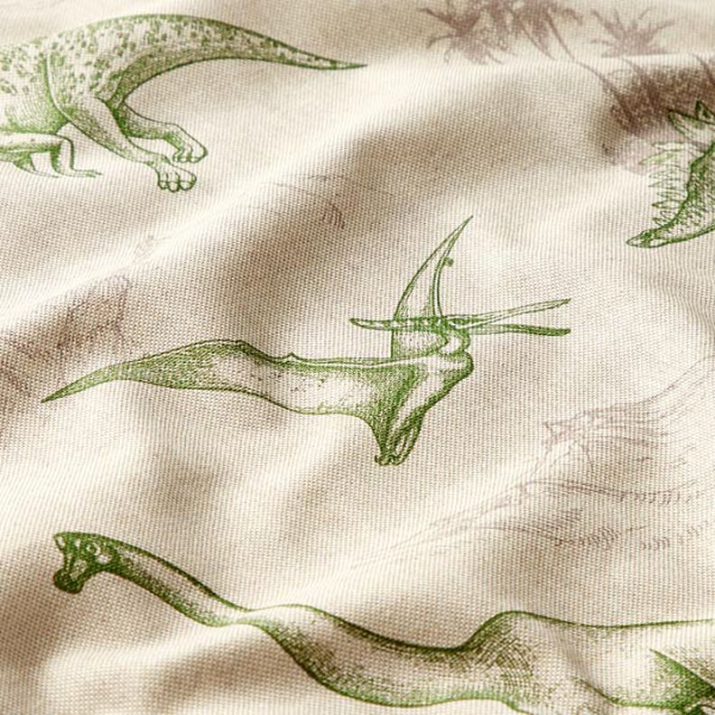 Tecido para decoração Meio linho Panamá Dinossauro,  image number 2