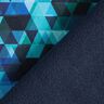 Softshell Triângulos coloridos Impressão Digital – azul-noite/turquesa,  thumbnail number 5