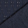Jersey enrugado Bordado inglês – azul-noite,  thumbnail number 4