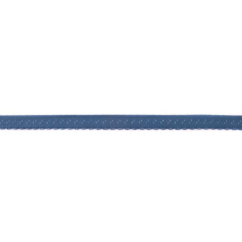 Fita de nastro elástica Renda [12 mm] – azul ganga,  image number 1