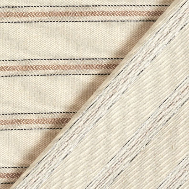 Tecido para camisas Mistura de algodão Riscas de giz – bege/duna,  image number 4