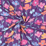 French Terry Sweat de verão Flores coloridas | Poppy Fabrics – vermelho violeta médio,  thumbnail number 3