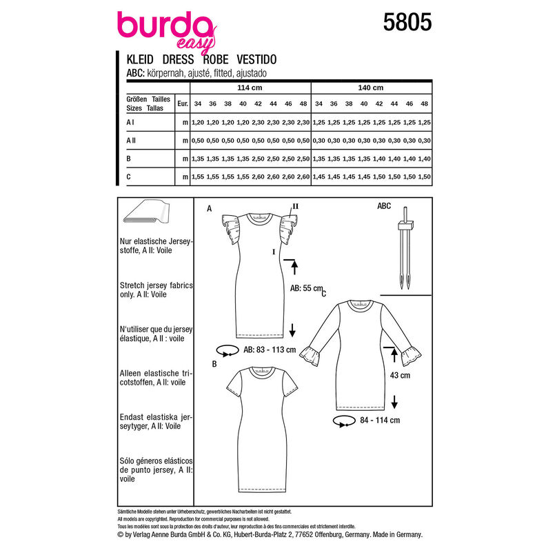 Vestir | Burda 5805 | 34-48,  image number 12