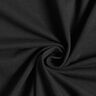 Jersey de algodão Tecido piqué fino – preto,  thumbnail number 1
