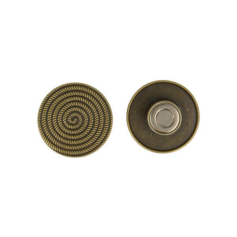 Tiras de prender com fecho magnético [Ø 4,5cm] – ouro velho metálica,  image number 1