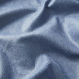 Jersey de tecido aveludado com estampado cobra – azul aço, 