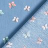 GOTS Popelina de algodão Borboletas – azul brilhante,  thumbnail number 4