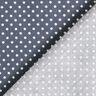 Popelina de algodão Mini Polka Dots – antracite/branco,  thumbnail number 4