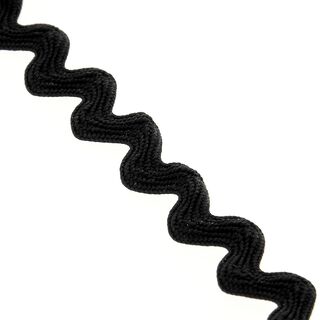 Cordão serrilhado [12 mm] – preto, 