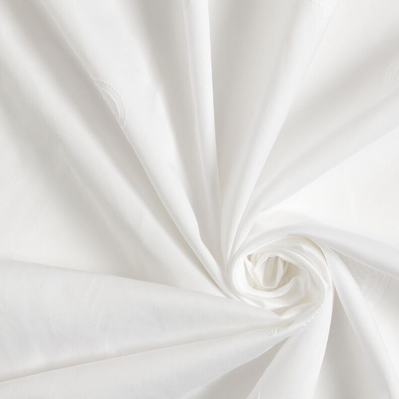 Cetim de algodão Arco-íris Bordado – branco,  image number 3
