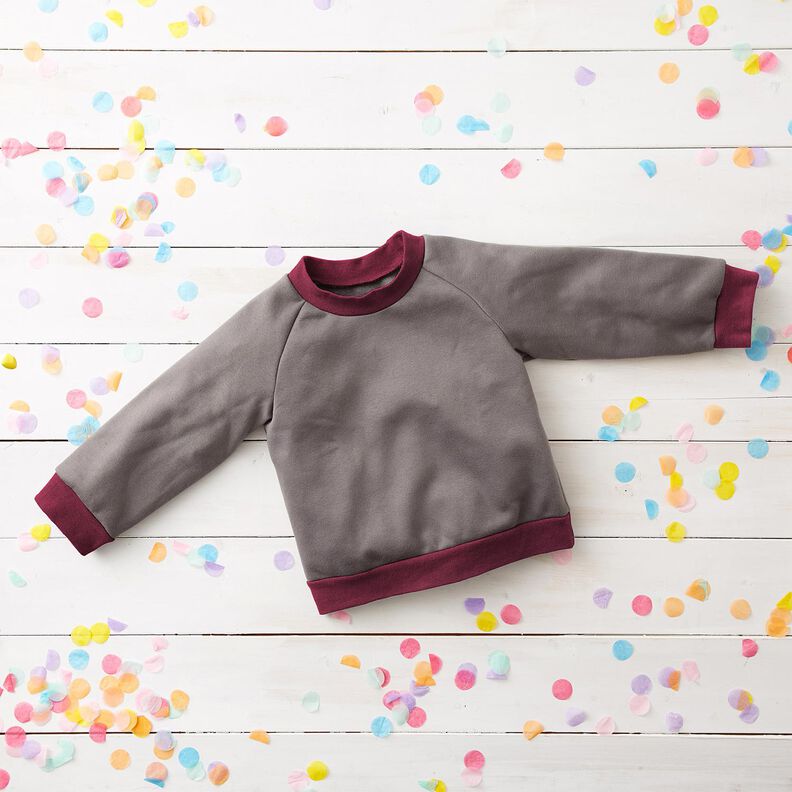 Tecido para bordas liso – bordô,  image number 4