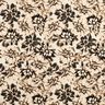 Mix de linho e viscose Flores esbatidas Impress&atilde;o digital &ndash; bege claro/preto,  thumbnail number 1