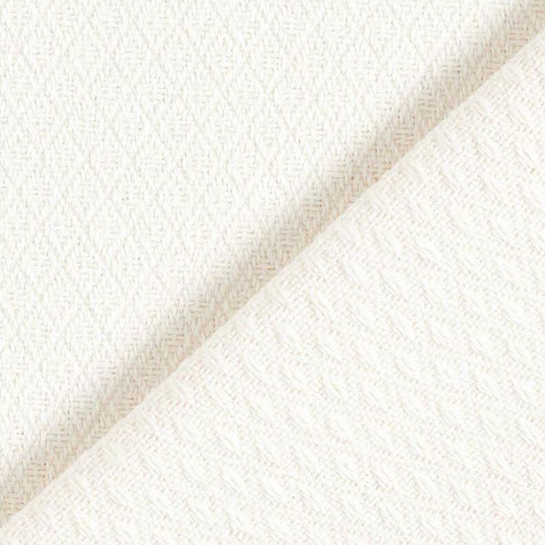 Tecido para decoração Jacquard Pequenos losangos – branco sujo,  image number 3