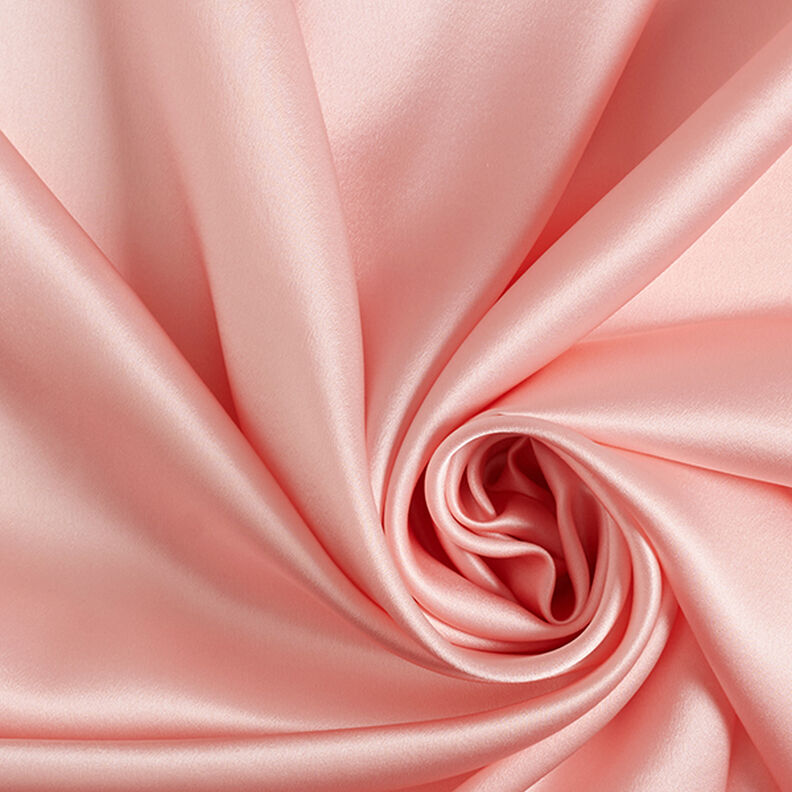 Cetim de seda – rosa-claro,  image number 1