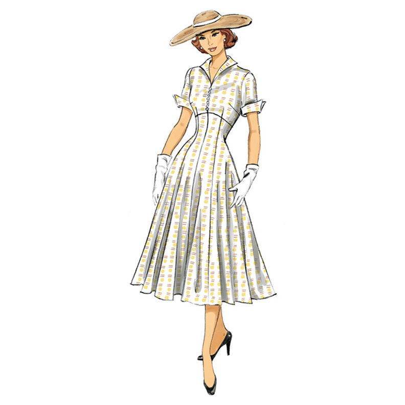 Vestido vintage 1952, Butterick 6018|32 - 40,  image number 7
