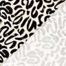 Jersey de viscose Pinceladas abstratas – creme/preto,  thumbnail number 4