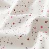 Popelina de algodão Pintas coloridas – marfim/púrpura,  thumbnail number 2