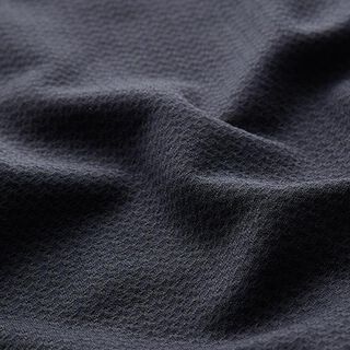 Tecido Stretch Textura Quadrados pequenos – preto azulado, 