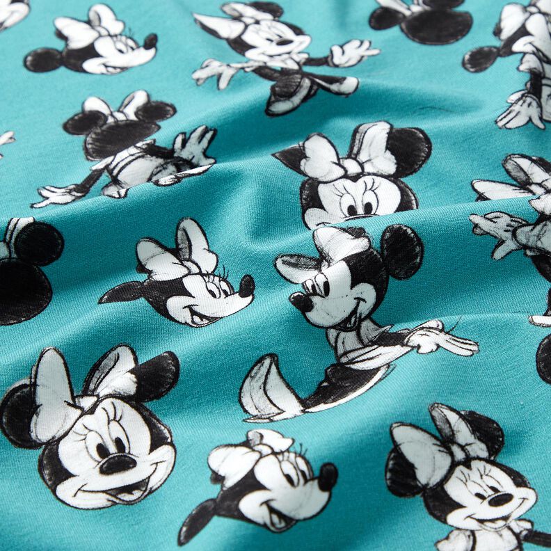 Jersey de algodão Minnie | Disney – azul claro,  image number 2