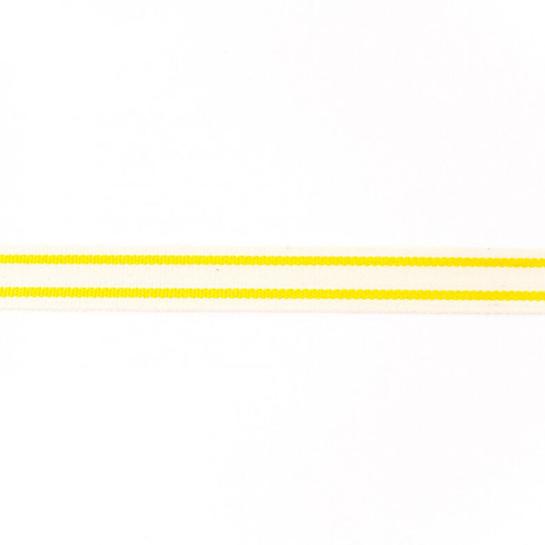 Fita de tecido Algodão riscas – amarelo,  image number 1