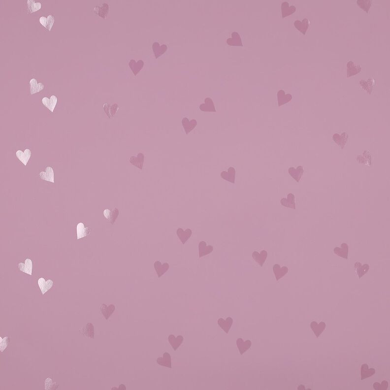 Tecido para impermeáveis Pequenos corações | Poppy Fabrics – rosa-velho claro,  image number 1