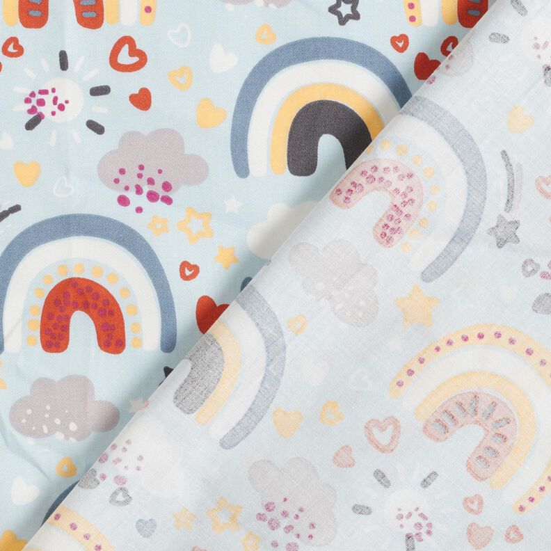 Popelina Arco-íris – azul claro,  image number 4