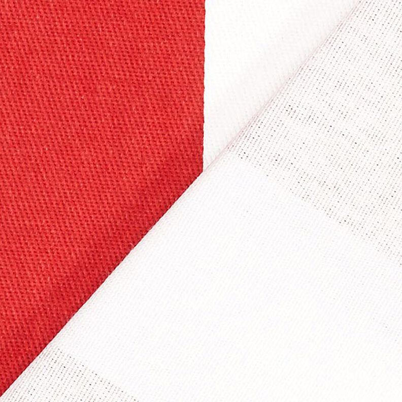 Sarja de algodão Riscas 4 – vermelho/branco,  image number 3