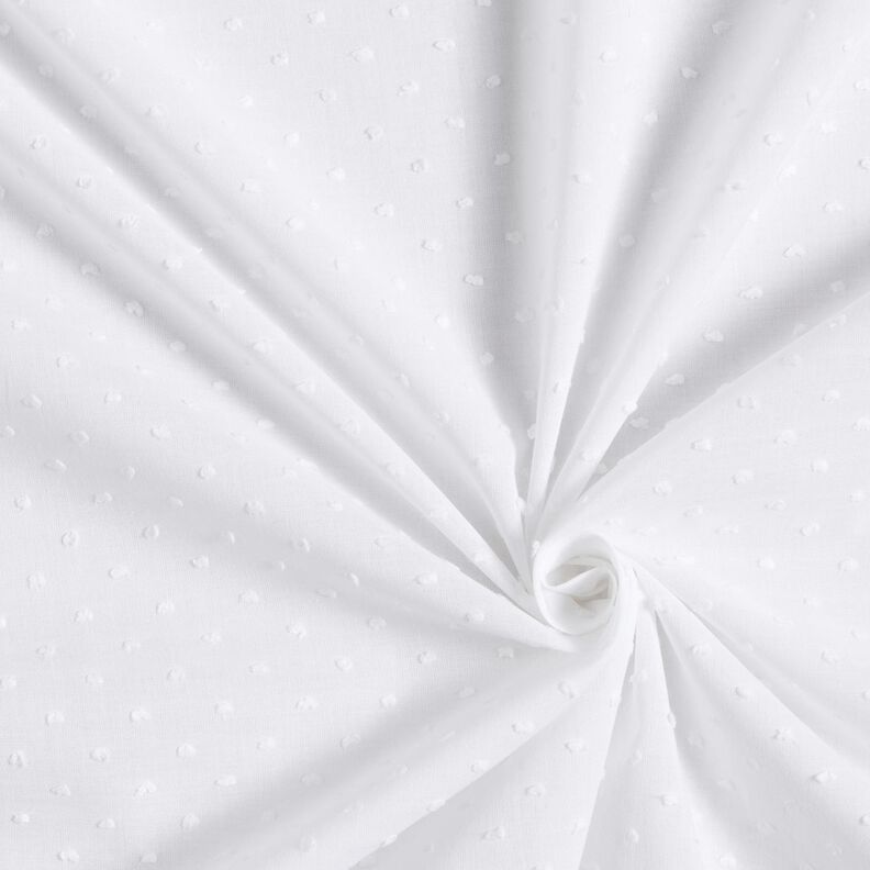 Cambraia de algodão Dobby – branco,  image number 1