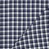 Flanela de algodão Xadrez pequeno – azul-marinho/branco sujo,  thumbnail number 3