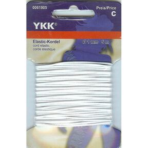 Cordão elástico 501 [5m] – branco | YKK, 
