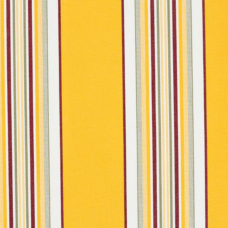 Tecido para toldos Riscas largas e estreitas – amarelo-sol/branco,  image number 1