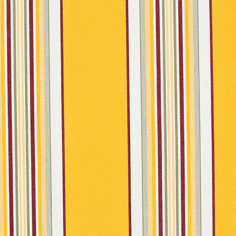 Tecido para toldos Riscas largas e estreitas – amarelo-sol/branco,  image number 1