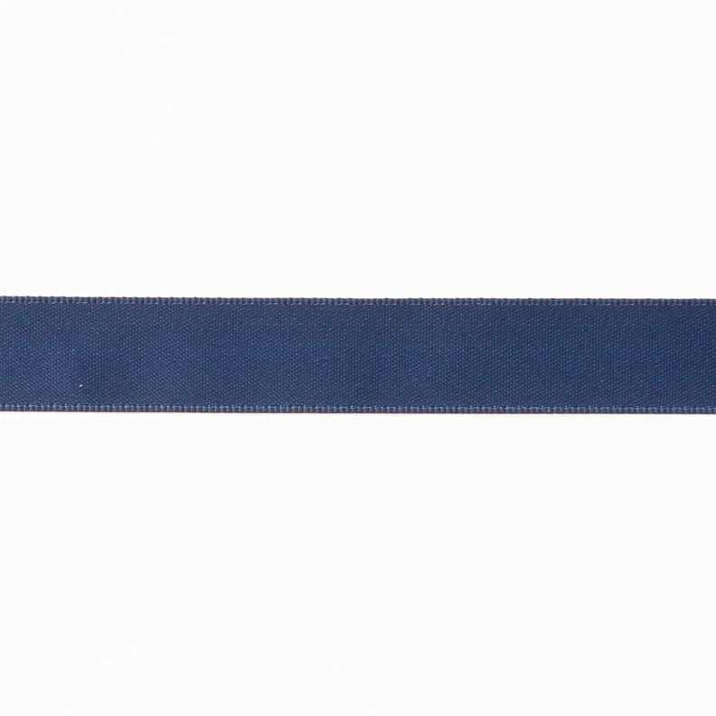 Fita de cetim [15 mm] – azul-marinho,  image number 1