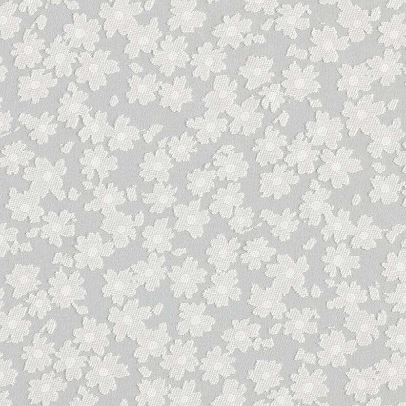 Organza Tecido devoré Florzinha – branco,  image number 1