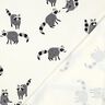 Jersey de algodão Guaxinins Impressão Digital | Poppy Fabrics – branco sujo,  thumbnail number 4
