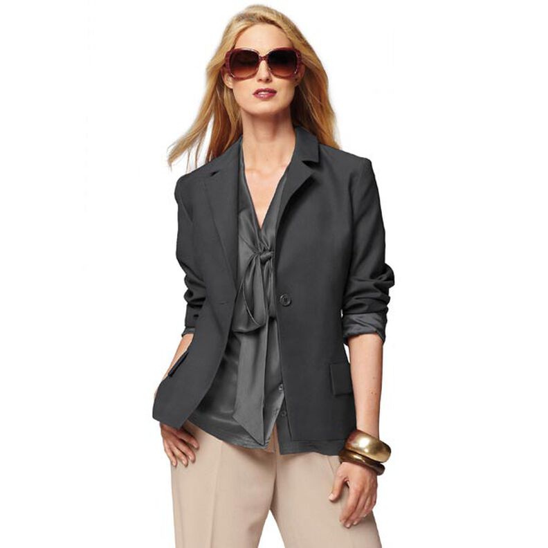 Sarja de algodão Liso – cinza ardósia | Retalho 60cm,  image number 5