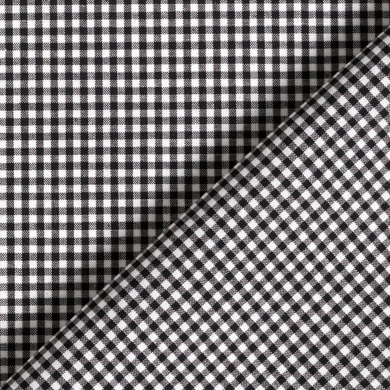 Tecido para camisas Xadrez pequeno – preto/branco,  image number 4