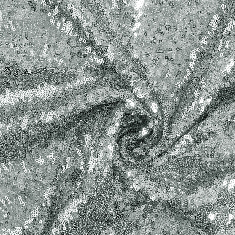 Tecido com lantejoulas micro Liso – prateado,  image number 4