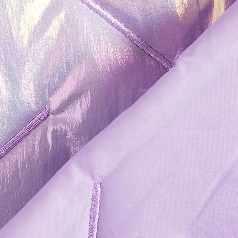 Tecido acolchoado Padrão diagonal, iridescente – vermelho violeta pálido,  image number 4