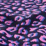 Algodão revestido Leo abstrato | Poppy Fabrics – azul-noite/pink,  thumbnail number 2