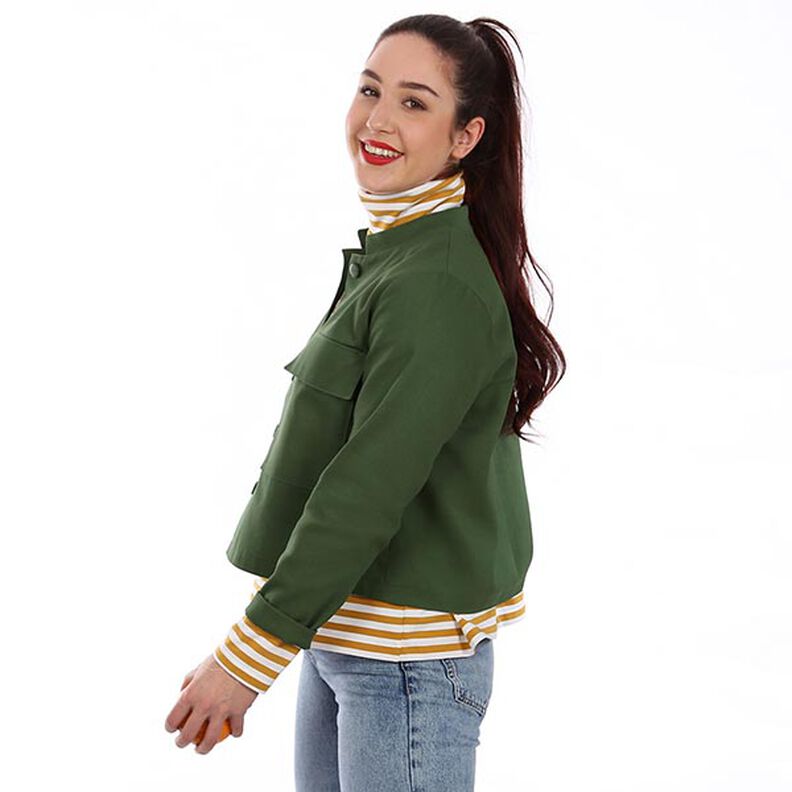 FRAU CLEO Casaco curto com colarinho alto e bolso grande aplicado | Studio Schnittreif | XS-XXL,  image number 13