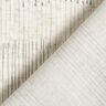Tecido para cortinados Mix de linho Riscas irregulares  – cinzento/natural,  thumbnail number 4