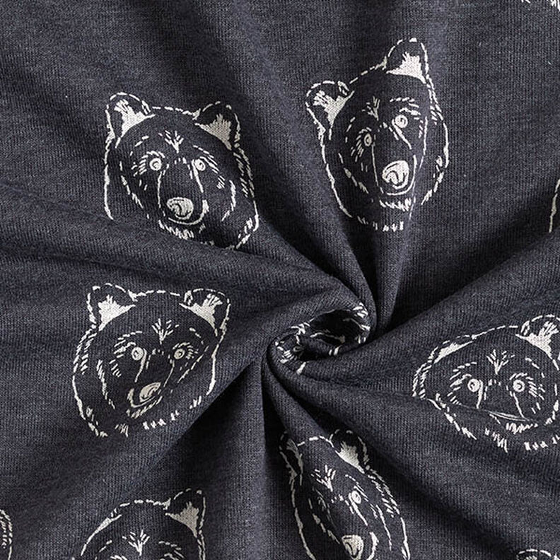 Sweatshirt cardada Urso – azul-noite/cinzento claro,  image number 3