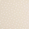 Tecido para decoração Meio linho Panamá Pequenos corações – branco/natural,  thumbnail number 1
